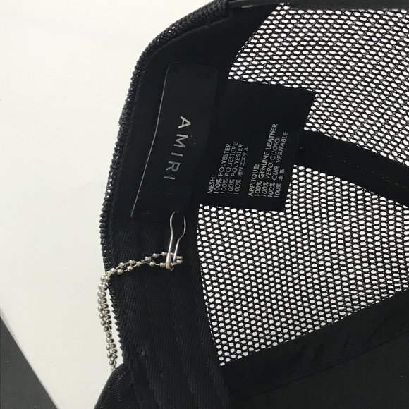 Amiri Core Logo Trucker Hat Designer Mesh Baseball Cap main image 4